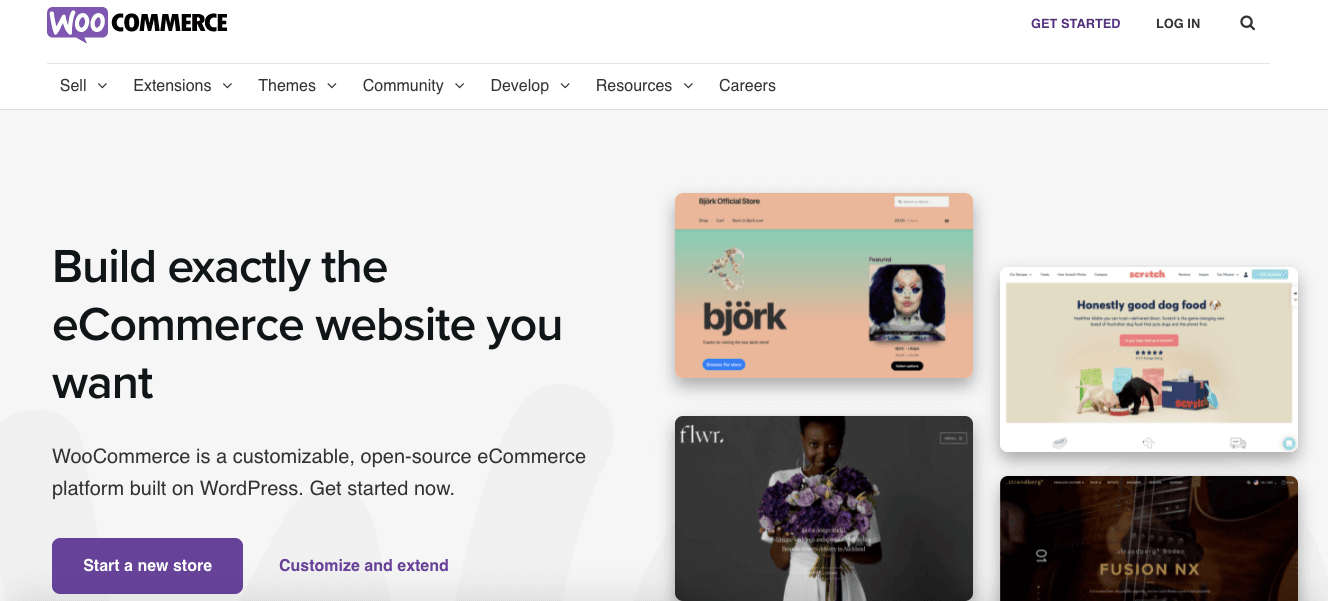 WooCommerce landing page WooCommerce landing page